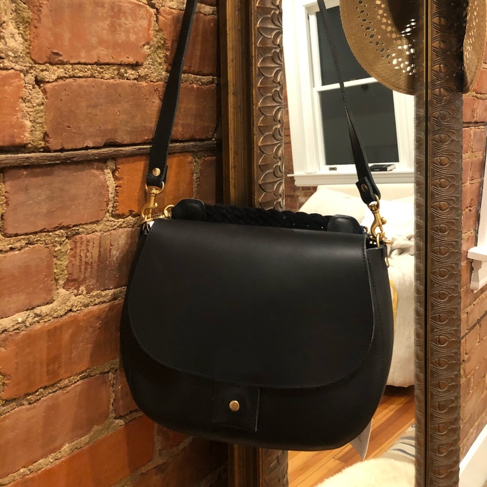 Claire V - Harieth Crossbody Veg Leather Handbag